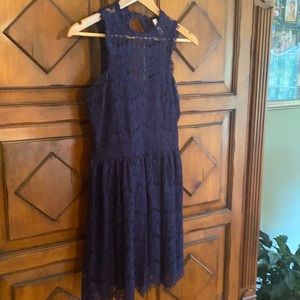 Navy lace, Small dress
